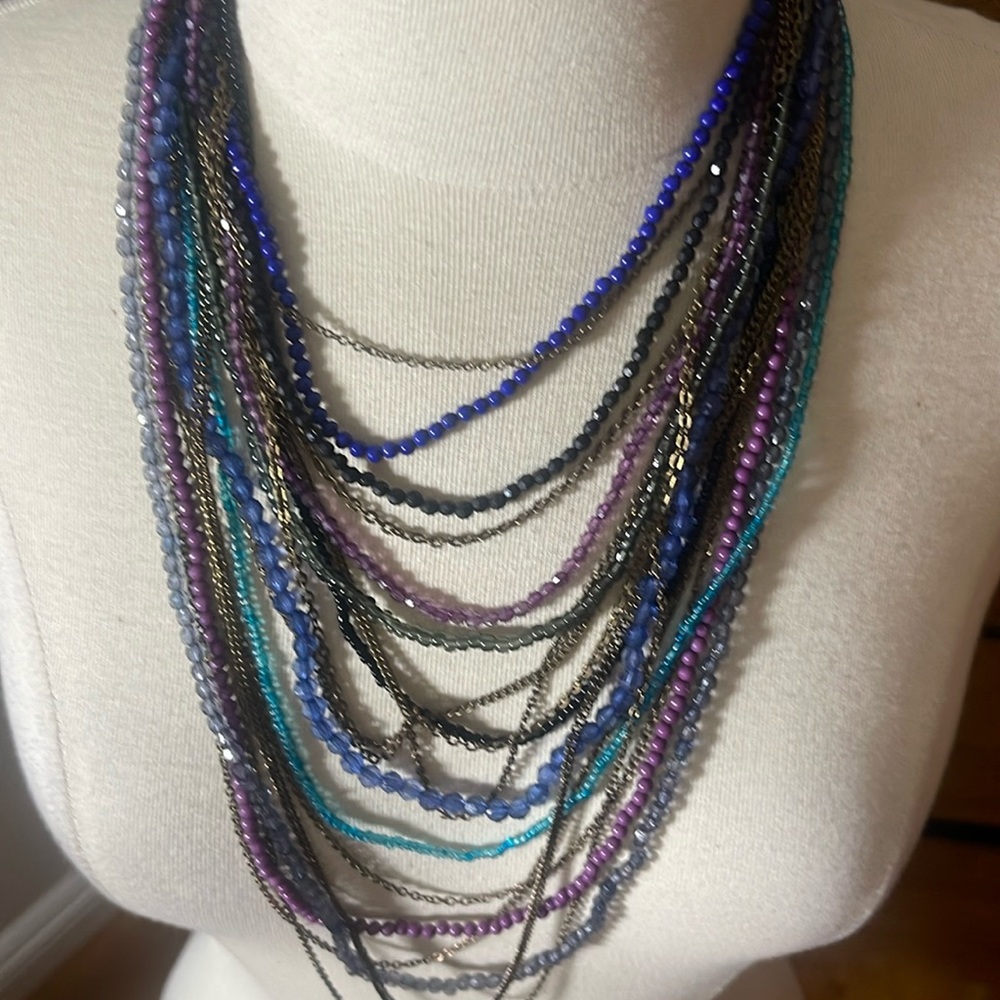 Multi colored necklace
